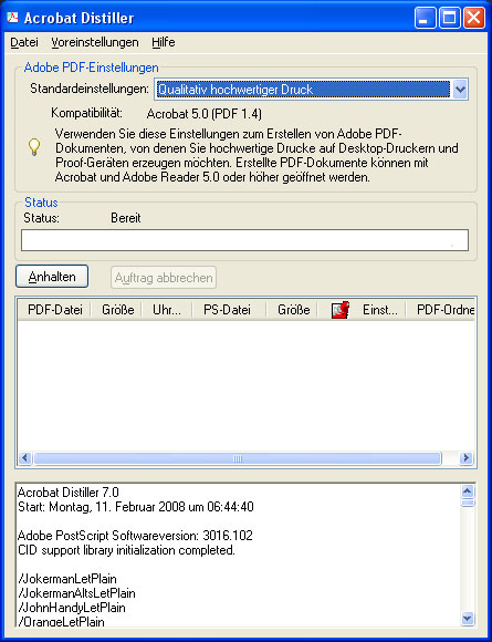 Adobe Acrobat Distiller